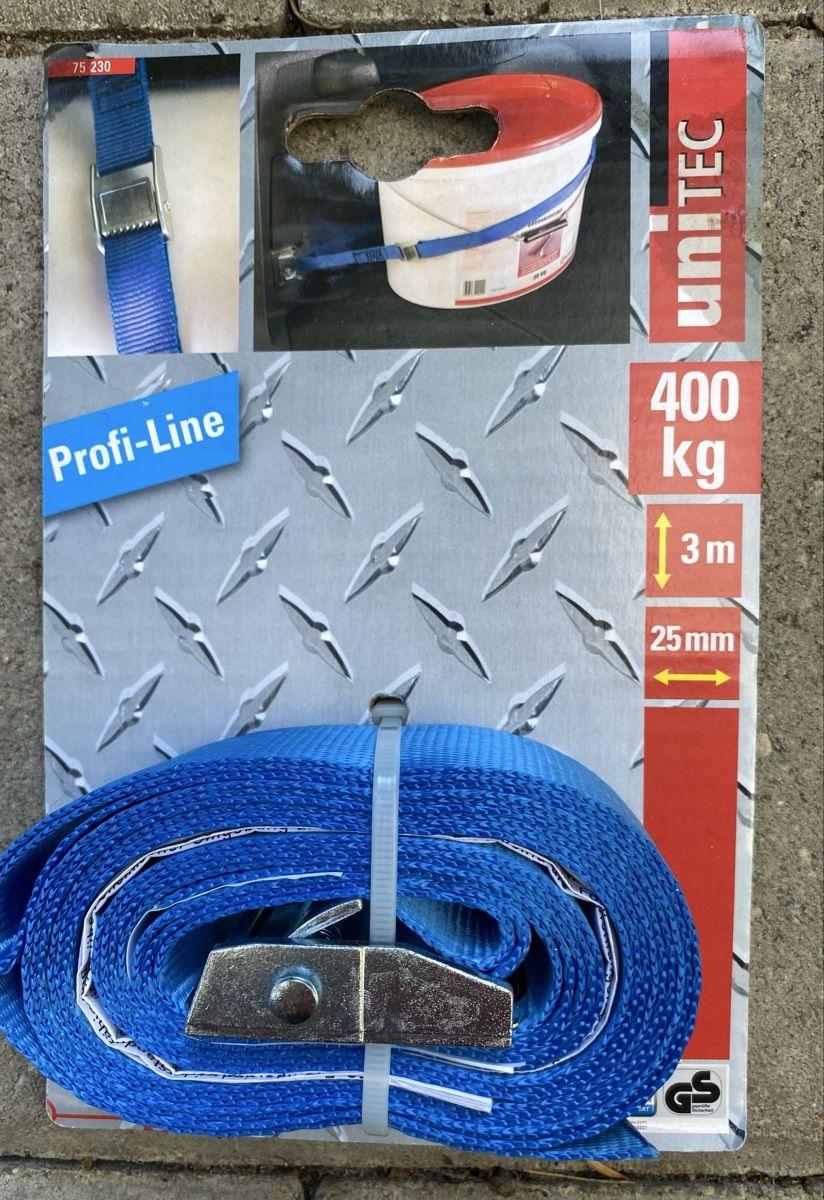 Macchine rilegatrici: Spanngurt, 400kg, 3m – Nuovo e nell'imballaggio originale da Rabius venduto da bri_ca76