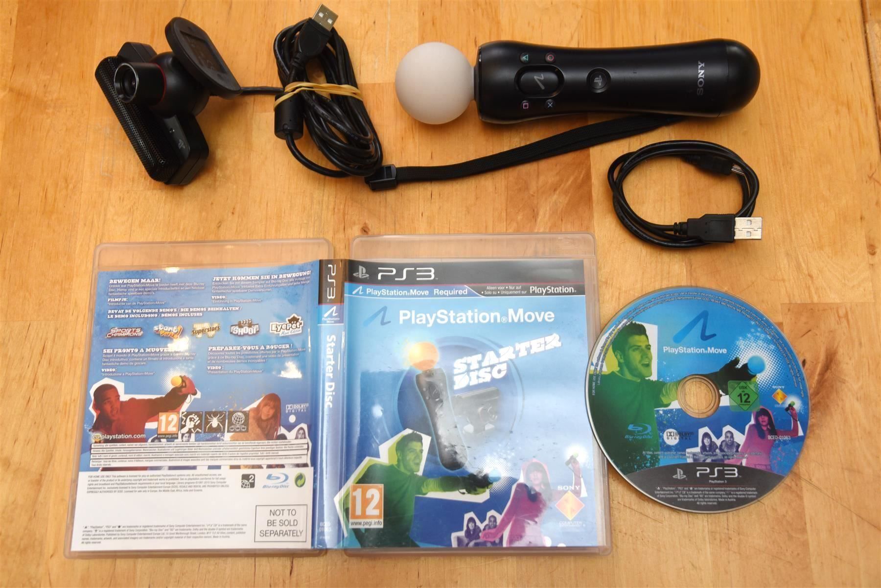 Giochi: Move Starter Disc,  Move Kamera + Move Controller PS3 – Usato da Frenkendorf venduto da gelbeZinnie