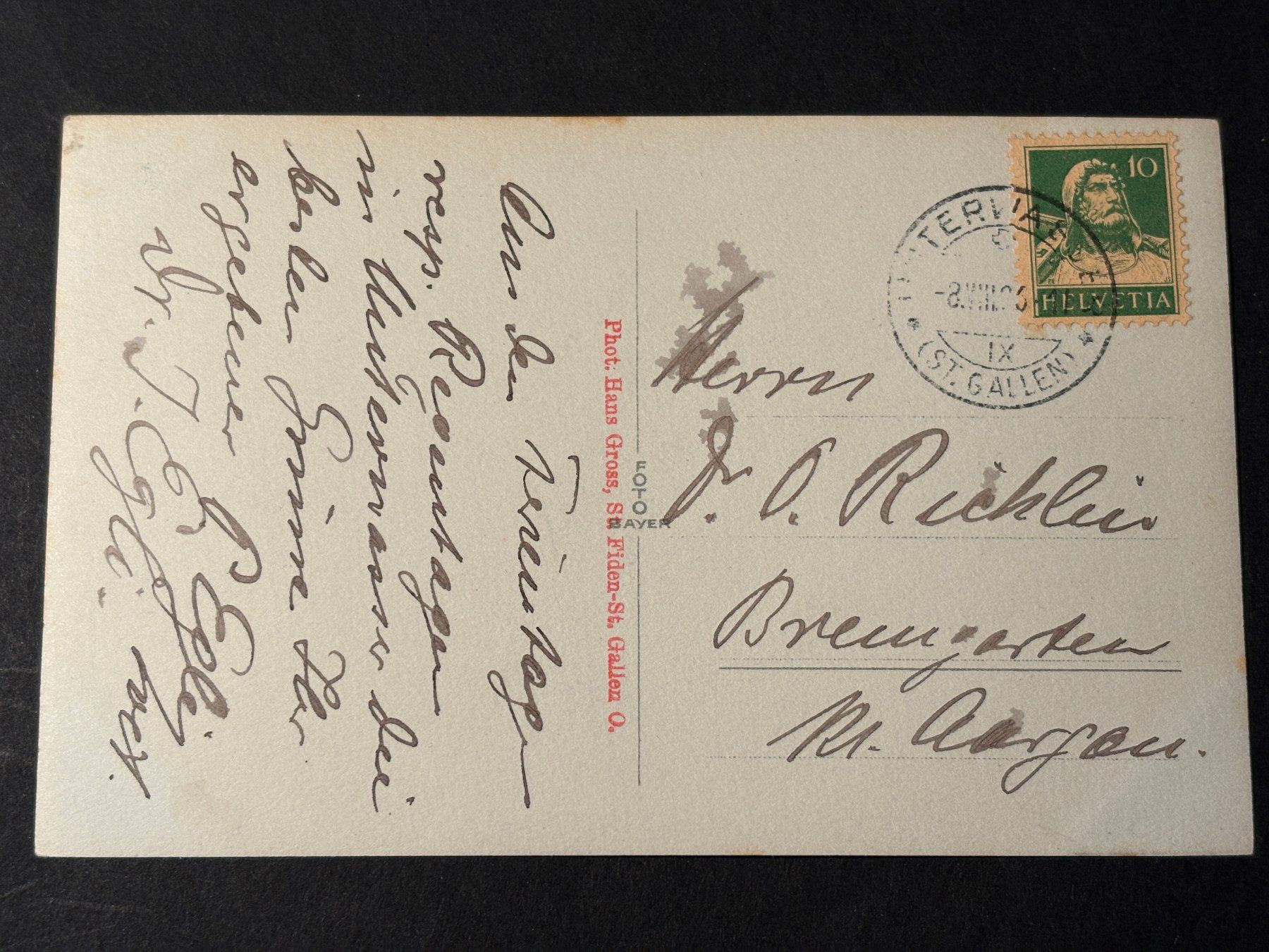 Cartoline postali: AK 1926 Altmann vom Säntis aus – Usato da Basel venduto da Chloro 1