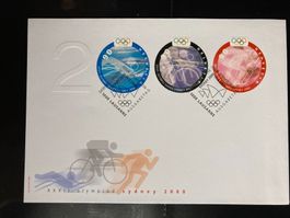 Schweiz 2000 FDC MH Olympische Spiele Sydney