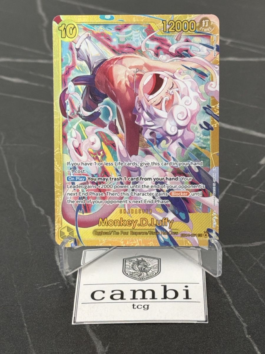 Bandai Cartes à collectionner: One Piece EB04-061 Monkey.D.Luffy, Englisch – Neuf (Voir description) à St. Gallen par cambitcg