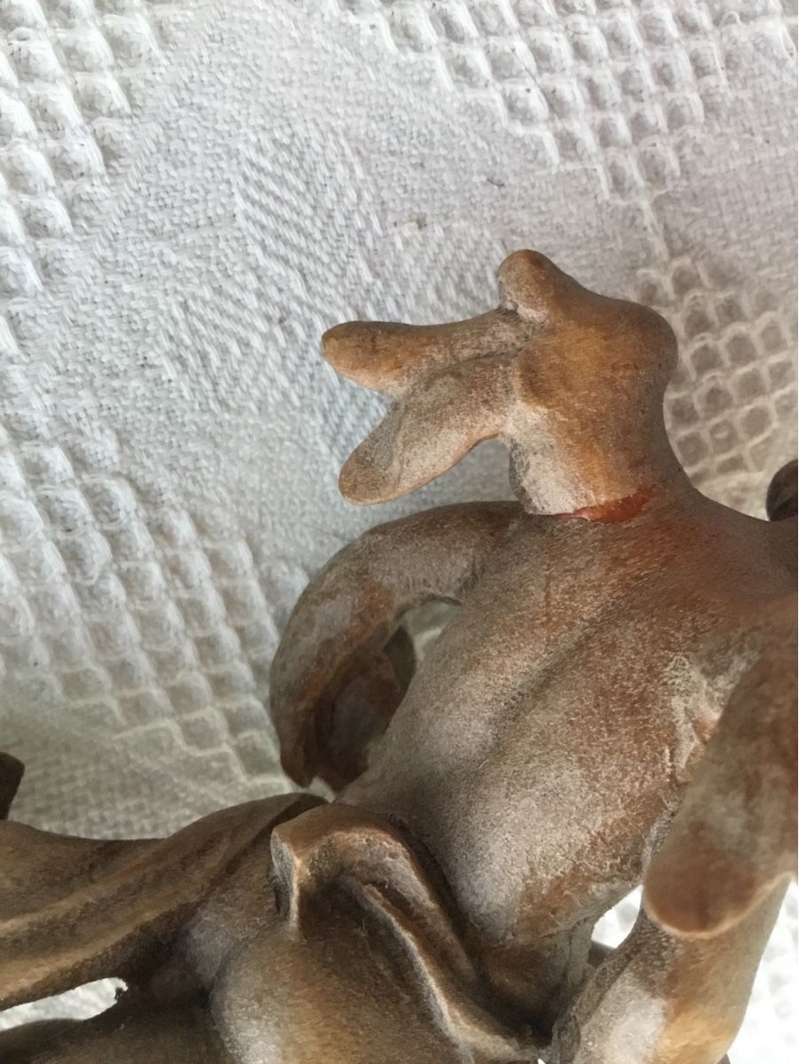 Statuette: 3 alte Engel aus Holz – Usato da St. Gallen venduto da chamilla 9