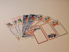 8x Beschriftung Aufkleber, Disney, Mikky, Hund