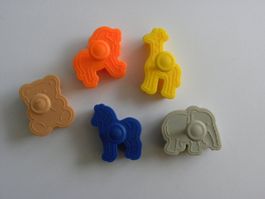 Tier-Ausstecher Set Zoo 5-teilig Kunststoff