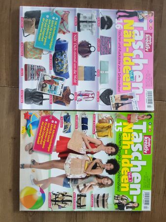 2 x Näh-Magazine Simply Kreativ Taschen-Ideen Vol 2 und 3