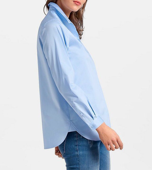 Peter Hahn Camicette: Peter Hahn Bluse mit Hemdkragen aus Baumwolle – Usato da Weiach venduto da sim_8s27 9