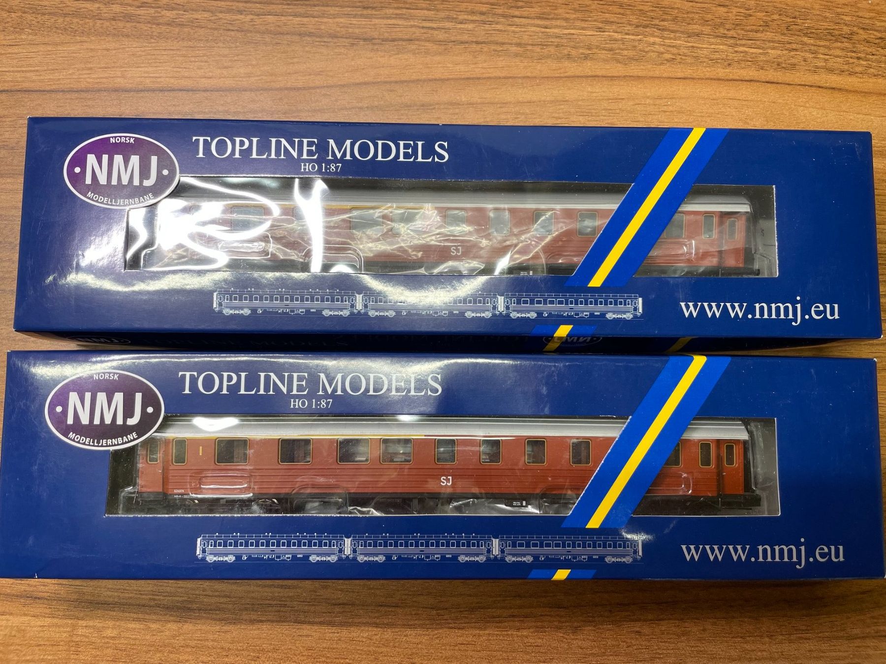 Modelleisenbahnen: NMJ 2x Personenwagen der SJ in DC – Gebraucht aus Villmergen von Mfritz 3