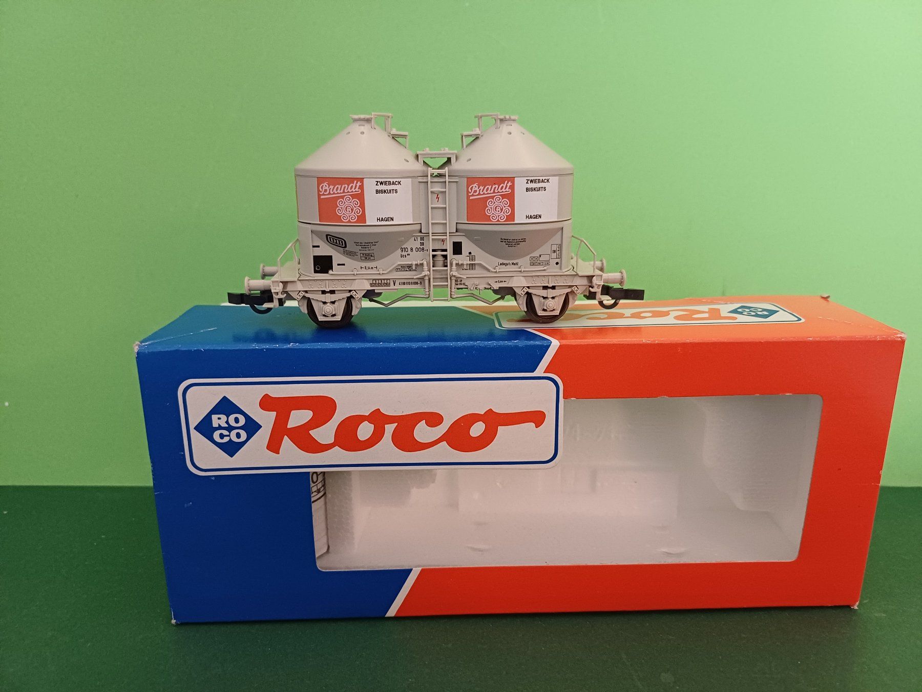 Roco Modelleisenbahnen: Roco Silowagen "Brandt" der DB – Gebraucht aus Bassersdorf von darki77
