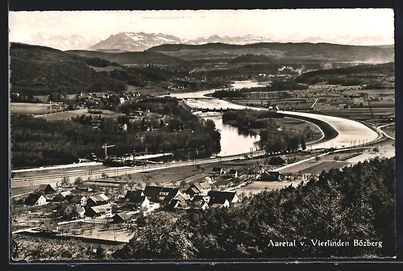 Cartoline postali: Bözberg, Vierlinden, Blick ins Aaretal – Usato da Berlin venduto da bartko-reher