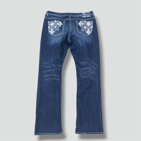Hydraulic slim boot y2k embroidered jeans vintage hose