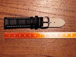 20mm Bracelet de montre en cuir