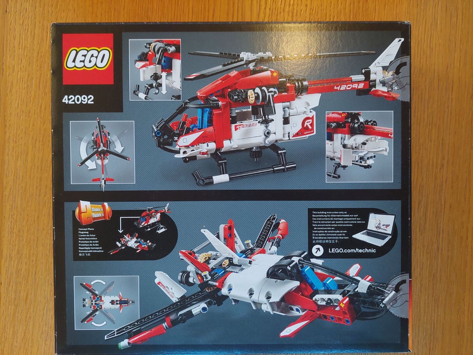 Lego Spielzeuge: Lego Technic 42092 Rettungshubschrauber ca. Rega Helikopter – Neu und originalverpackt aus Abtwil AG von kidimagic1 2
