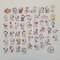 50 Aufkleber Sticker - Snoopy