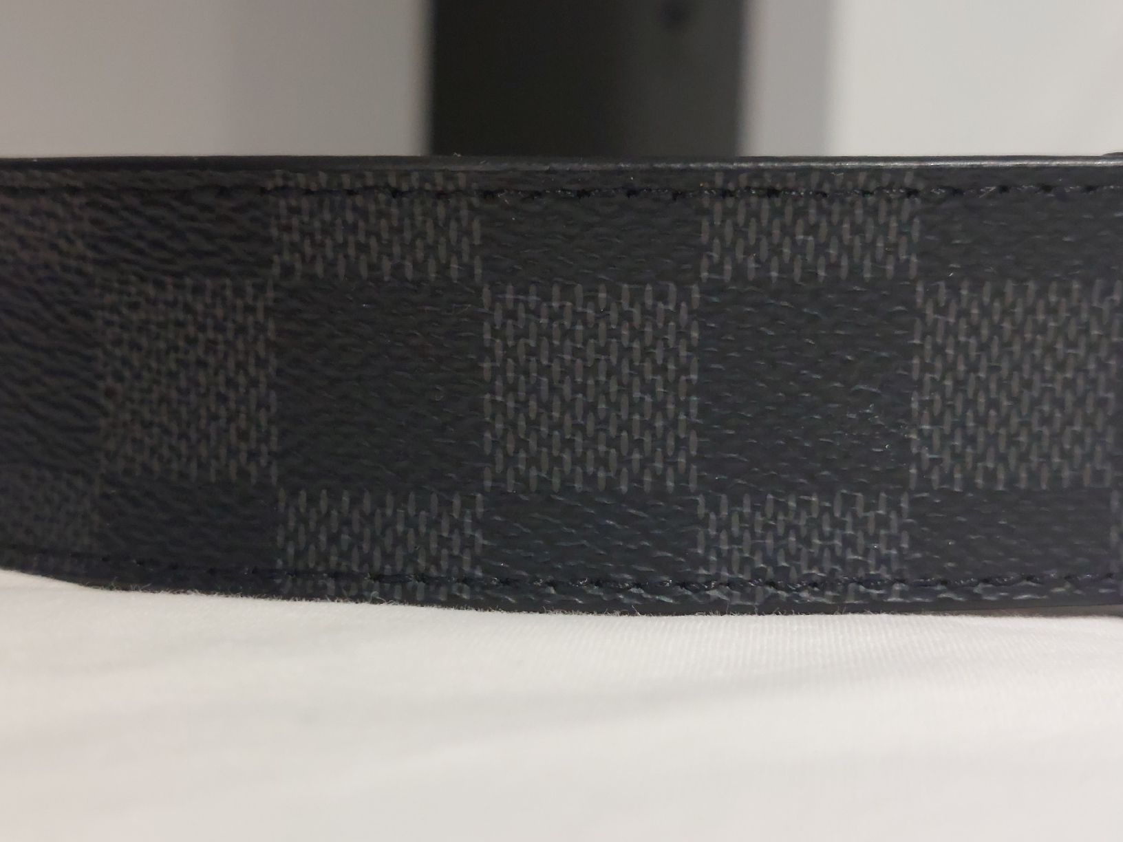 Louis Vuitton Cinture: Original Louis Vuitton Damier men's belt – Usato da Bellinzona venduto da ita_8x8s 7