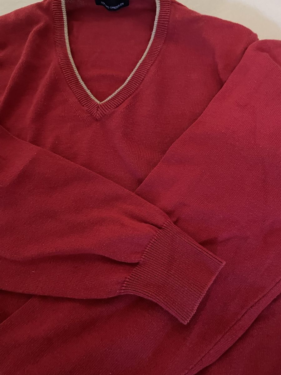 Pullover & Sweatshirts: Roter Herrenpullover von Eduard Dessler – Neu (gemäss Beschreibung) aus Jonen von vik_7rcj 2