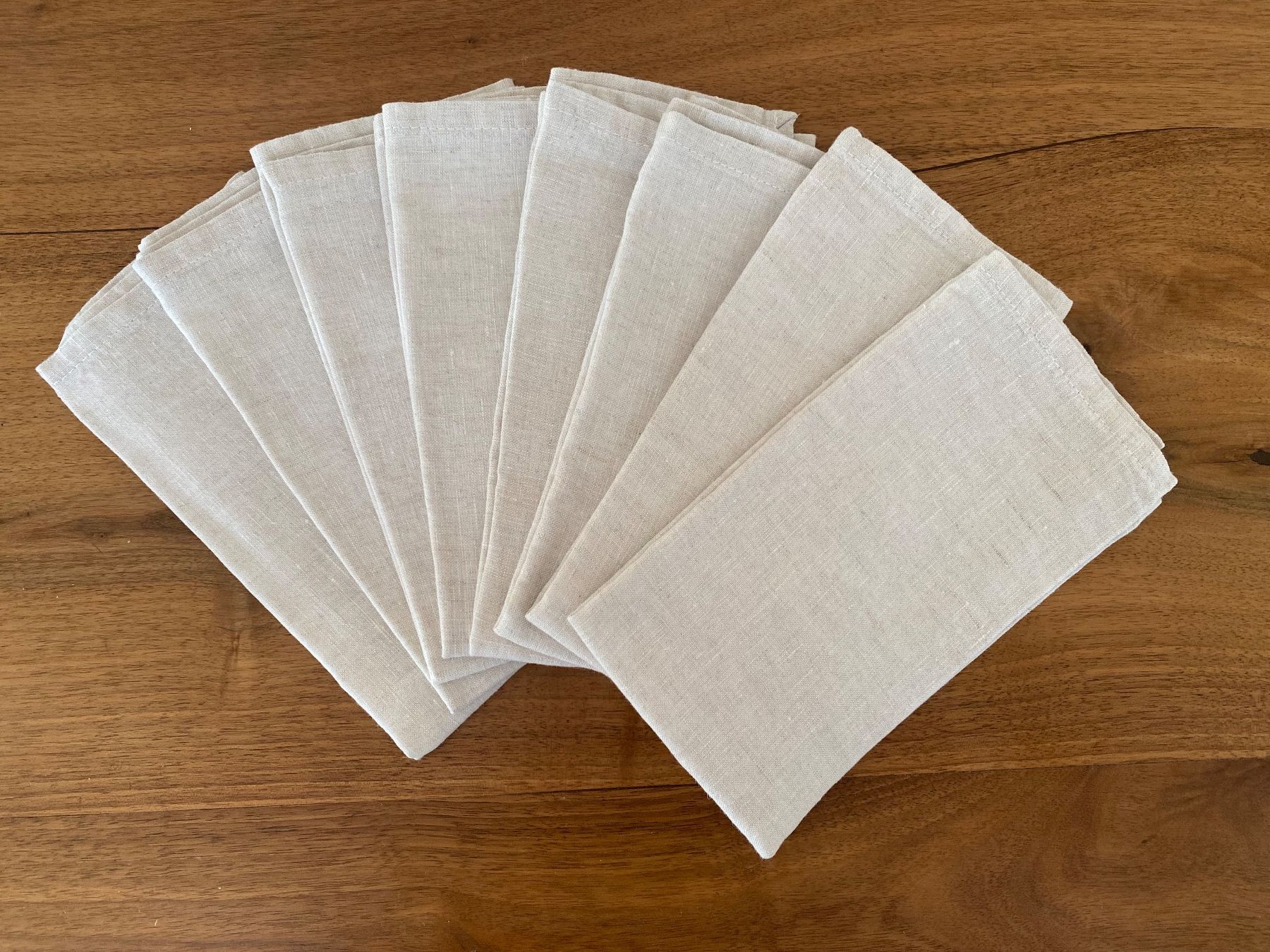 Tovaglioli: 8x Servietten 100% Leinen – Usato da Herrliberg venduto da little_useful_things 1