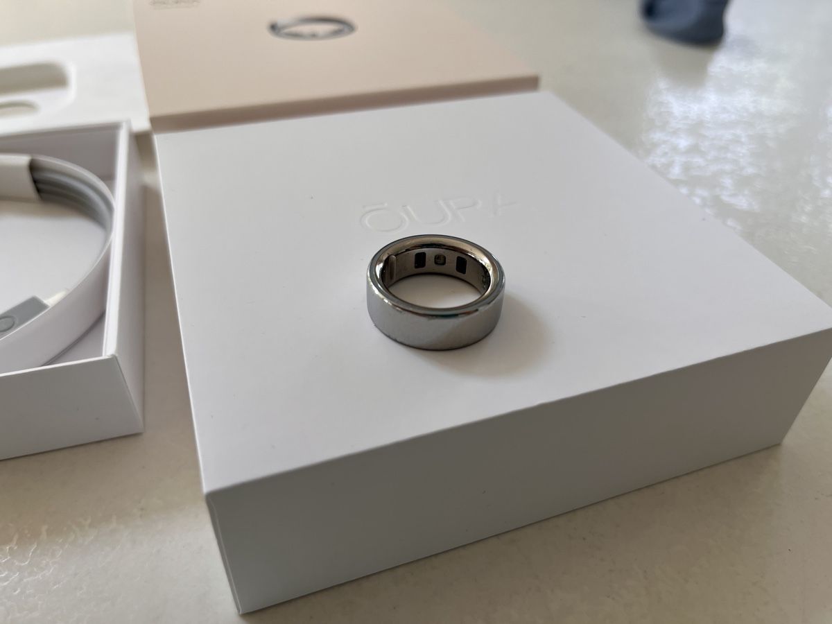 Bagues: Oura Ring 4, Gr. 8 Silber  – D'occasion à Niederwil AG par camilinna 1