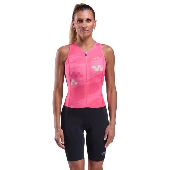 Canottiere & Pantaloni: Damen Triathlon Einteiler pink Grösse M neu – Nuovo e nell'imballaggio originale da Zürich venduto da mar_myz6