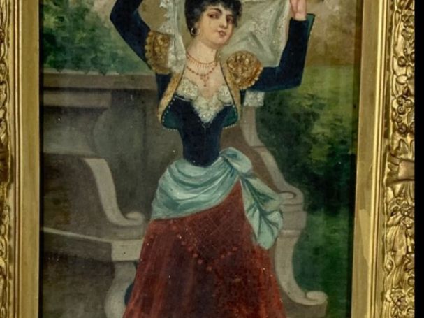 Dipinti: 2 alte Oelbilder .. Gem. Bilder ... – Usato da Zürich venduto da Antiquedealer 8