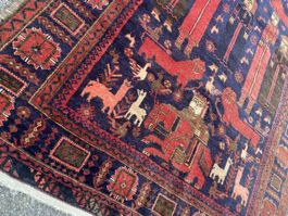 Antike Perser Teppich Belotch