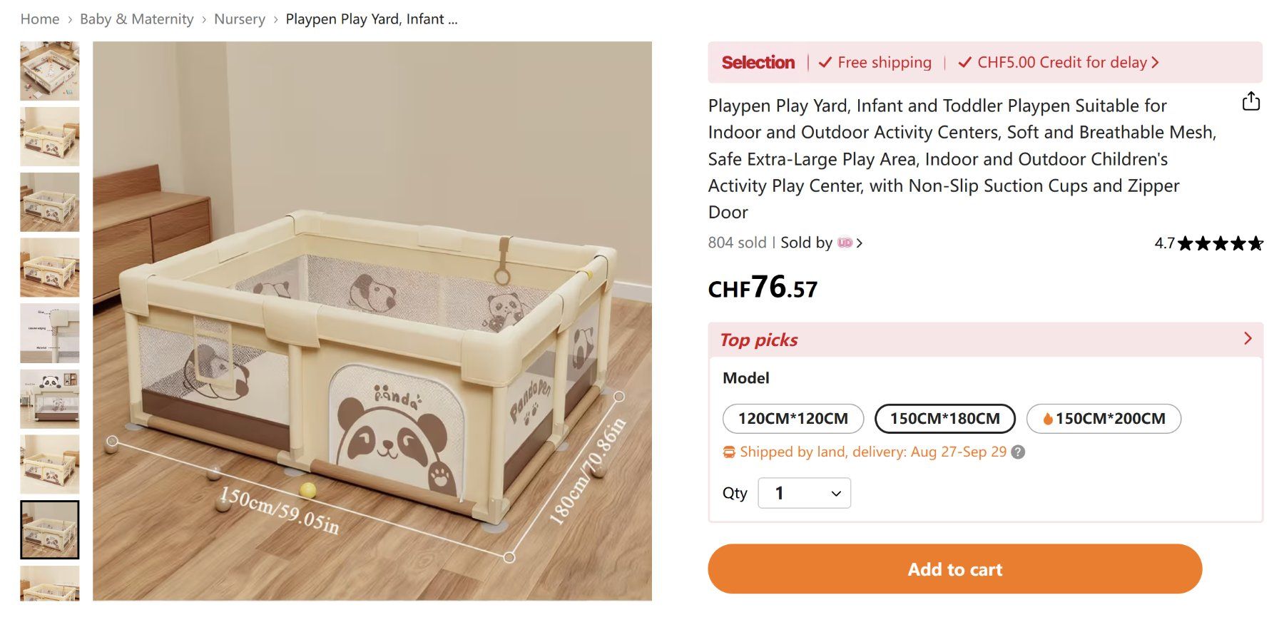 Lauf- & Sicherungsgitter: Playpen Play Yard – Neu (gemäss Beschreibung) aus Basel von iam_kf6k 2