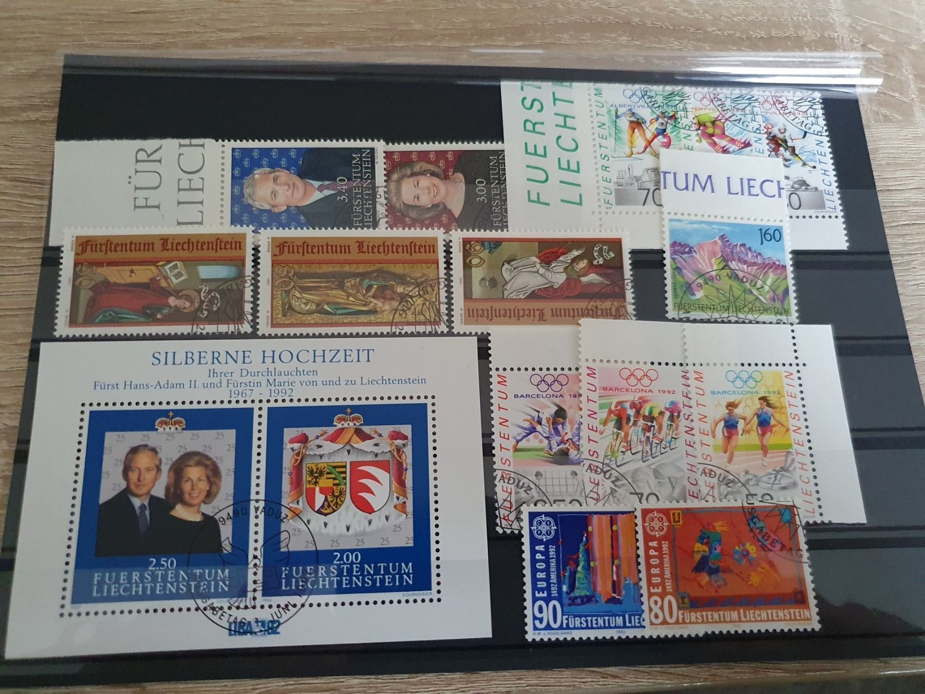 Tutti i francobolli: Liechtenstein 1991/92 – Usato da Balgach venduto da SIMEON27