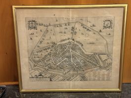 Kupferstich mit Ansicht der Stadt Hoorn, Westfriesland 1649
