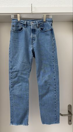 H&M Wide Baggy High Loose Fit Jeans Gr. 32