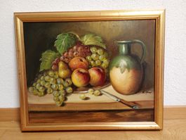 57x 47/ W. Pfund/ Öl Gemälde Stillleben wunderhübsch