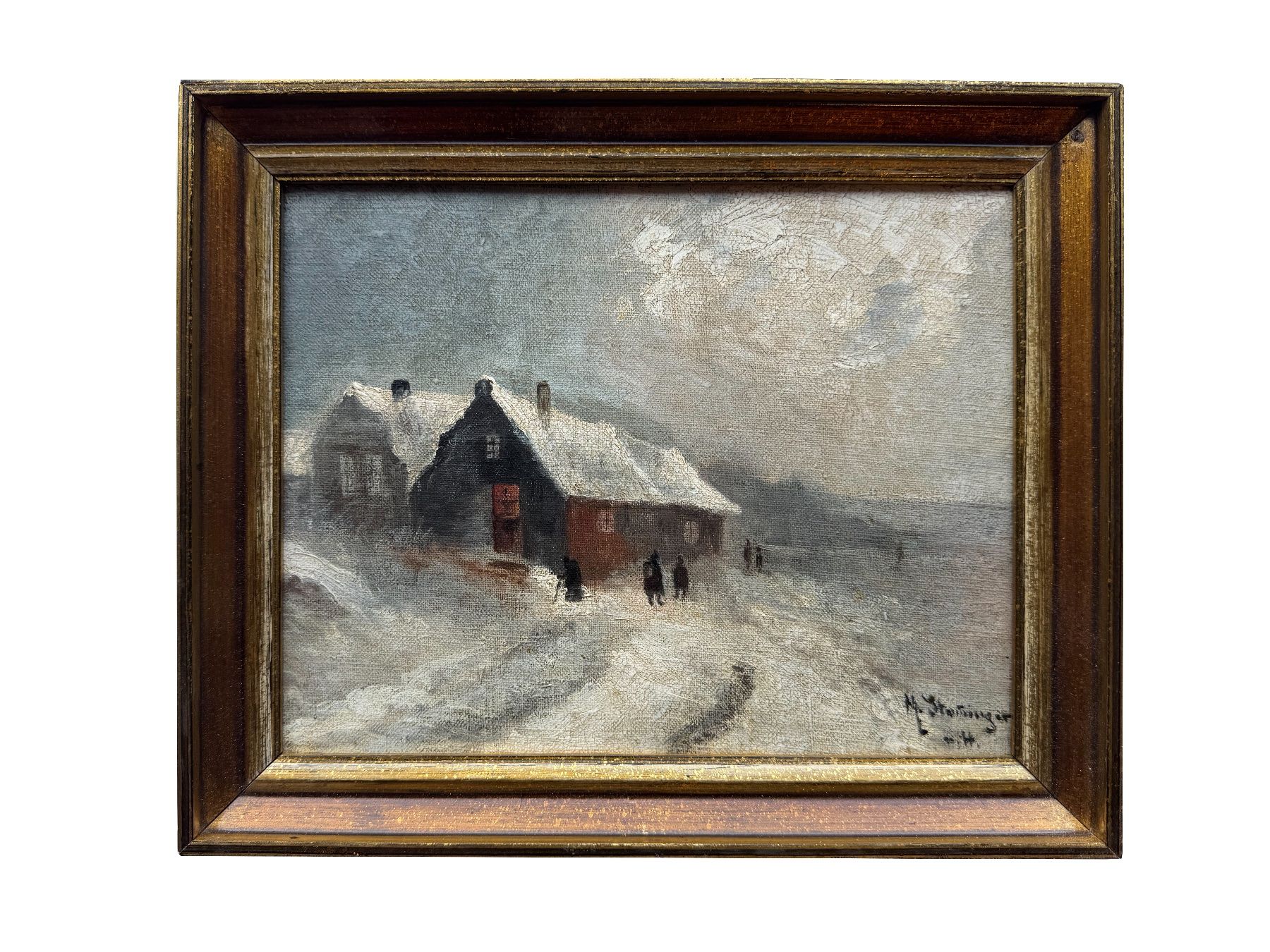 Gemälde: Winterlandschaft – Gebraucht aus Domat/Ems von ren_5859
