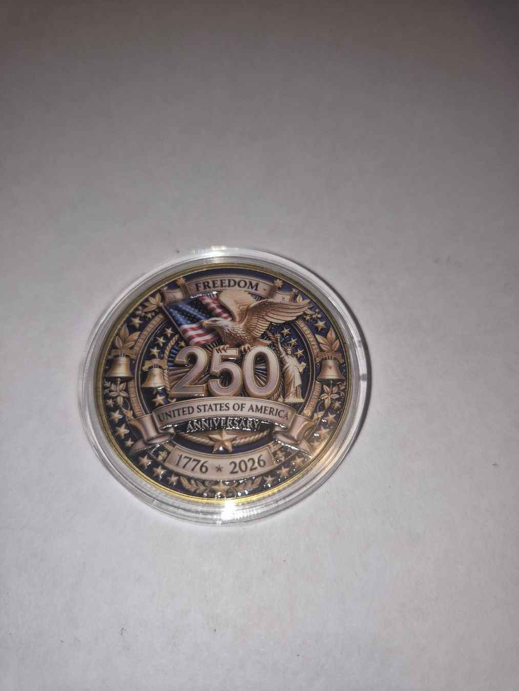 Alle Münzen: Pièce commémorative 250 ans USA – Neu (gemäss Beschreibung) aus Senèdes von hen_fw8b 1