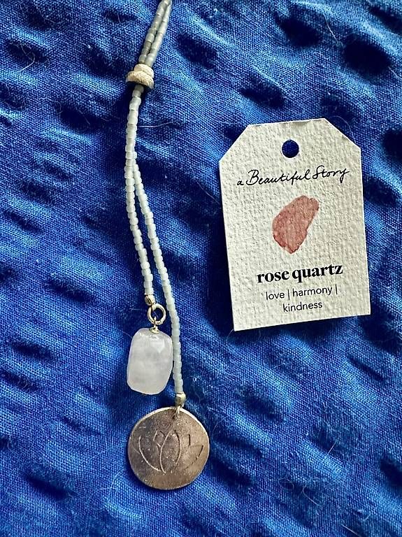 Ketten: Rosenquarz Halskette Schmuck – Gebraucht aus Schaffhausen von Cris125 1