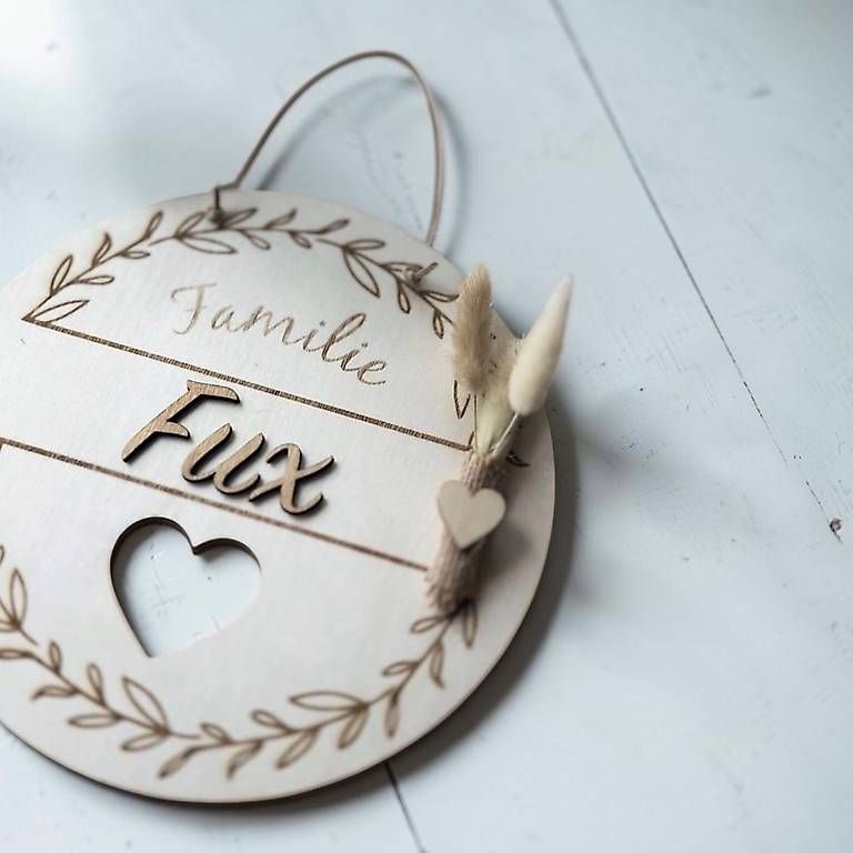 Tutte le decorazioni: Personalisiertes Türschild  – Usato da Glis venduto da KubEmma.ch 3