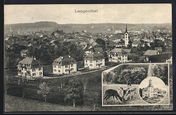 Ansichtskarten: Langenthal, Restaurant Wildpark, Gesamta – Gebraucht aus Berlin von bartko-reher