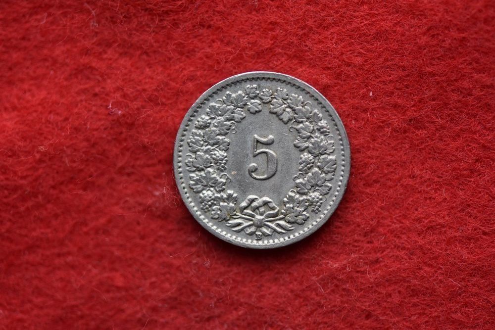 Tutti le monete: 5x 5 rappen – Usato da Laupen BE venduto da Gufi57 5