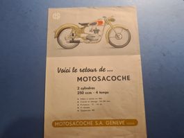 MOTOSACOCHE 212 PROSPECTUS ORIGINAL VINTAGE