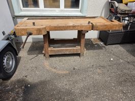 Werkbank / Hobelbank Schreinerbank Antik Massivholz 🔨
