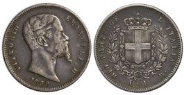 Italien, 1 Lira 1859 B (Bologna)