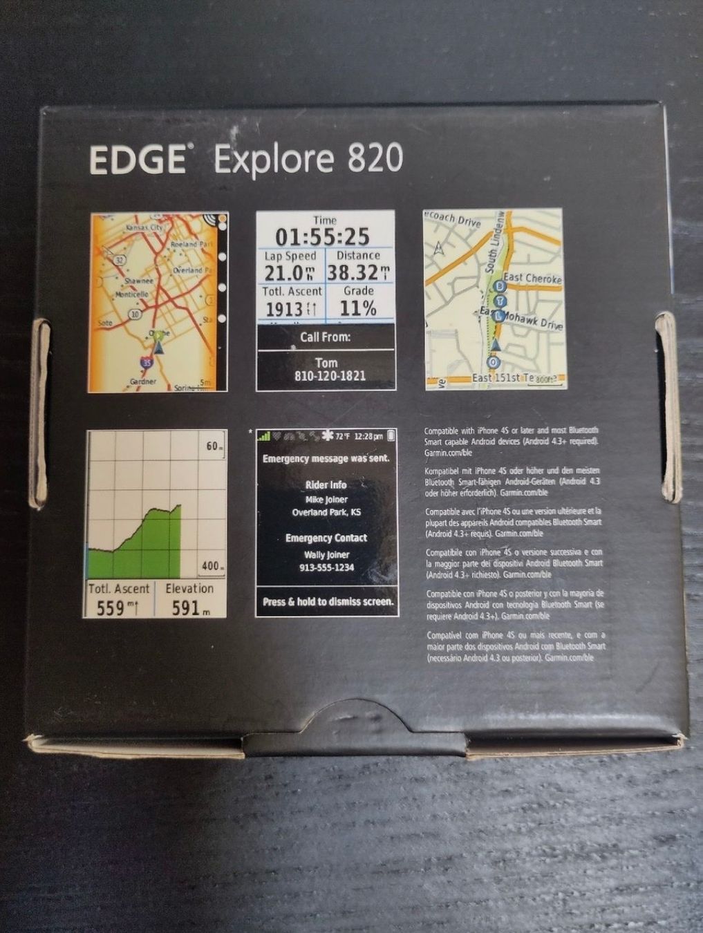 Garmin Navigatori: Garmin Edge Explore 820 GPS velo Navigator – Usato da Aarau venduto da nic0las95 5