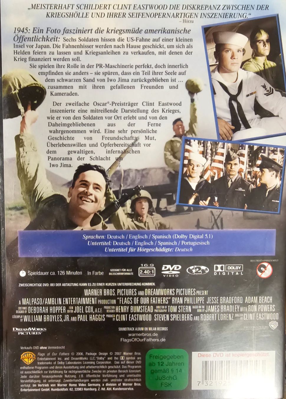 Alle DVDs: Flags of our Fathers – Gebraucht aus Wahlen b. Laufen von Cg10 1