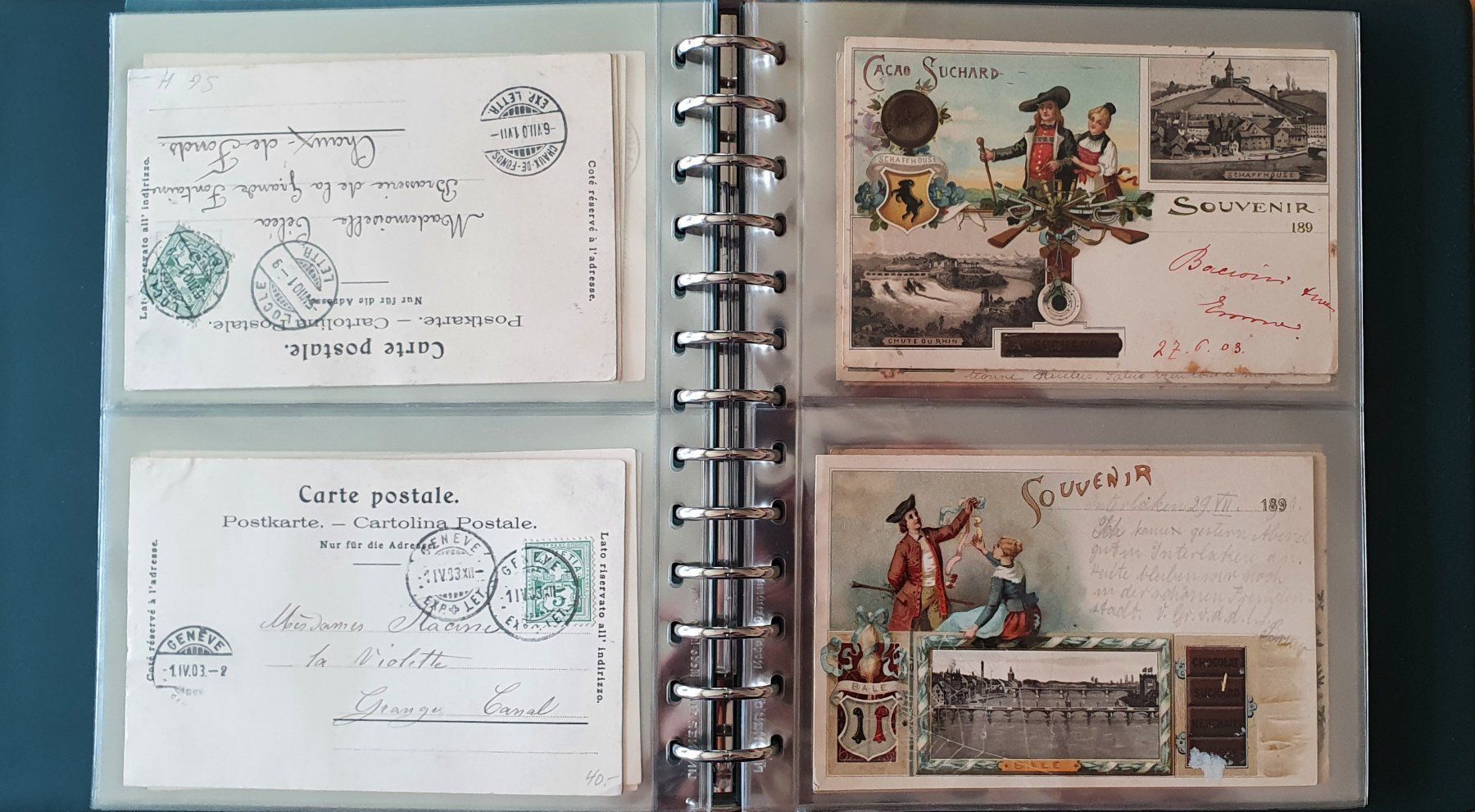 Ansichtskarten: Album mit 23 Suchard Cacao Karten – Gebraucht aus Kreuzlingen von Rschweiz1 5