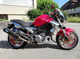 Zu Verk.Cagiva Raptor 1000-Rot-V2 Suzuki Power-MFK=19.5.25!