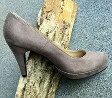 *NEU* - Plateau Pumps, Veloursleder Imitat, Gr. 37
