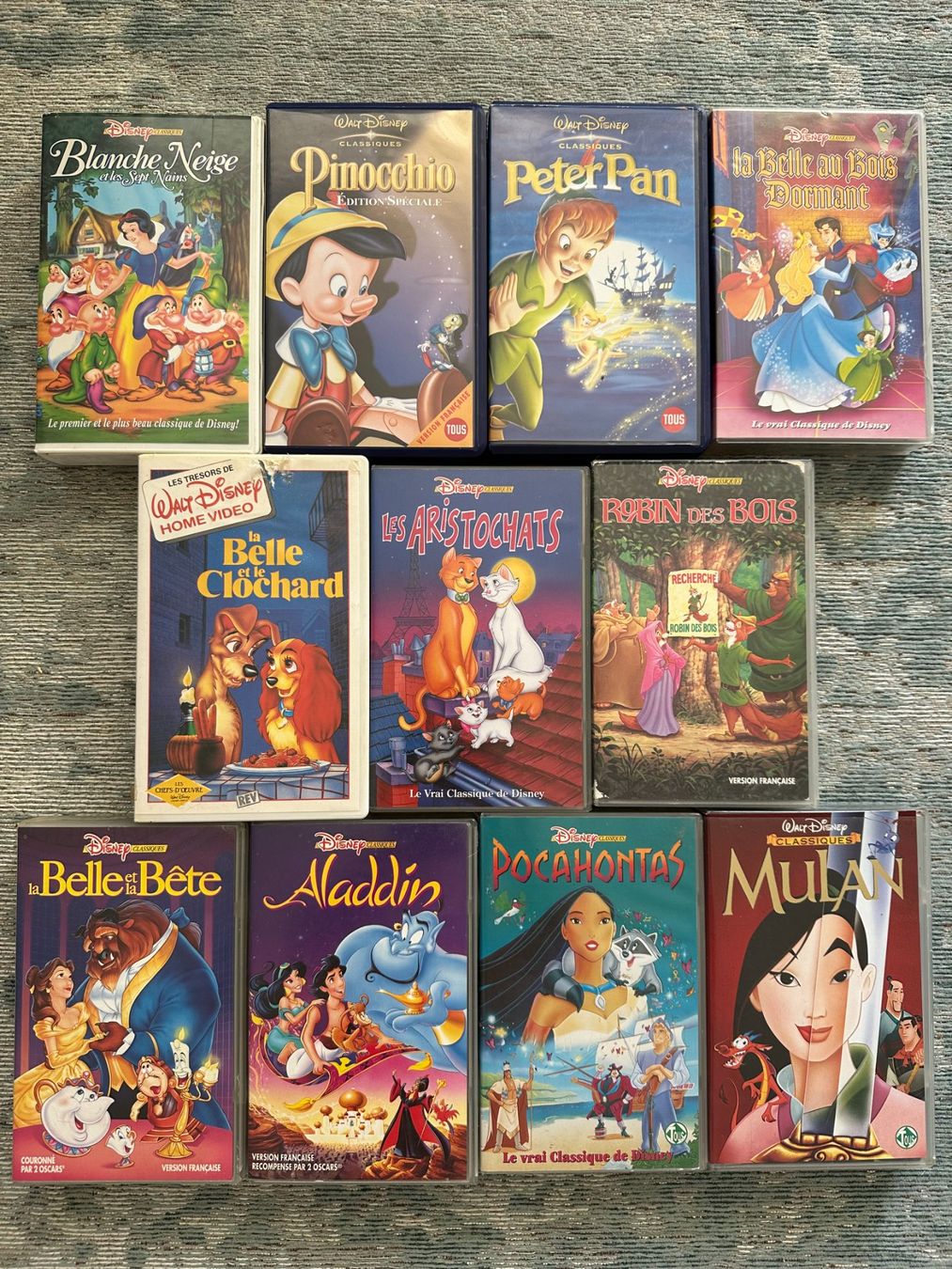 Alle VHS: Disney VHS Collection Cartoons 11 Cassettes – Gebraucht aus Couvet von Aura_aura