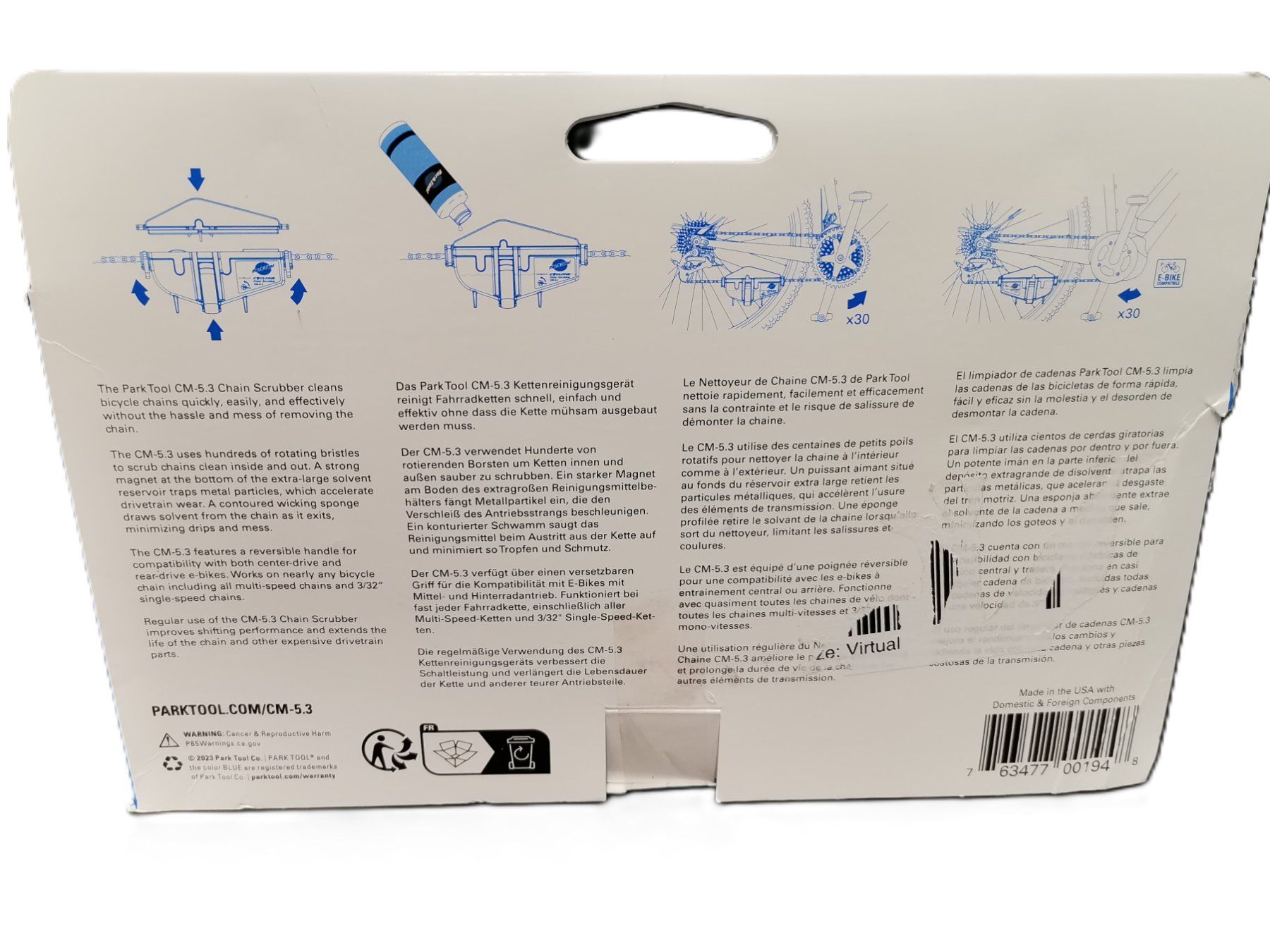 Alle Maschinen: PARKTOOL Kettenreinigungsgerät CM-5.3 – Gebraucht aus Schaffhausen von  3