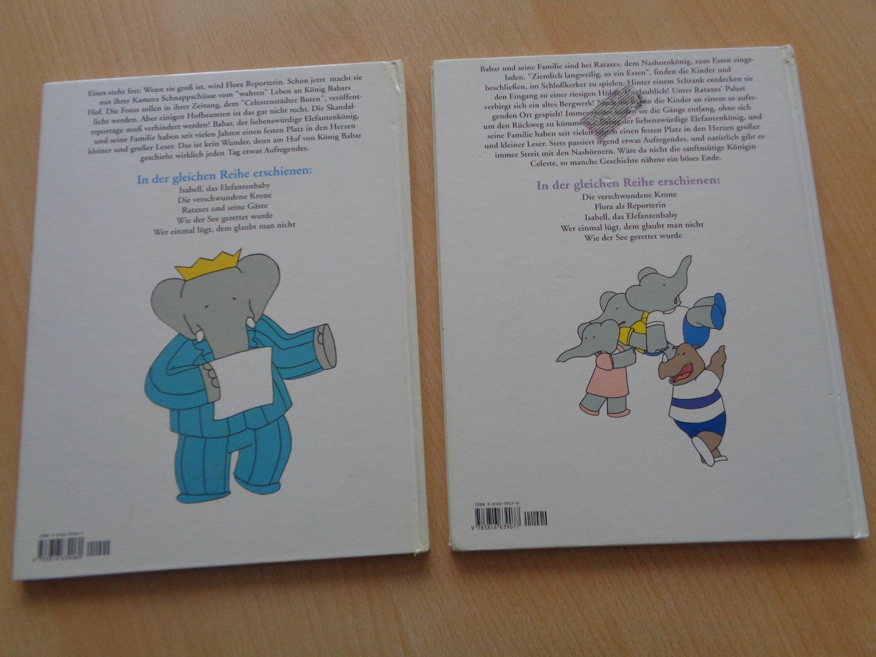 Livres: 2 Bücher BABAR – D'occasion à Dietikon par chroetli77 1