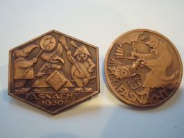 Plaketten Kupfer 1930 + 1931