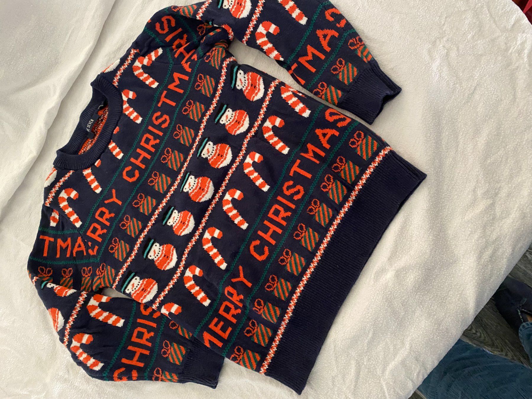 Maglioni & Felpe: Blue Seven Merry Christmas Pulli Grösse 104 – Usato da Allenwinden venduto da oba_xb8y