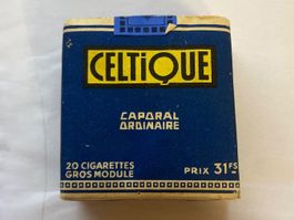 Celtique Caporal Ordinaire Paquet Cigarettes Vintage - Rare