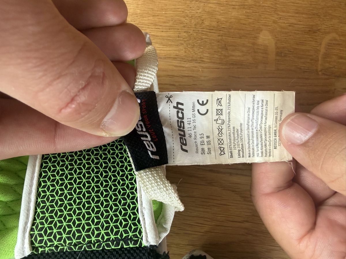 Reusch Altri accessori da uomo: Reusch Handschuhe Worldcup Warrior GS Mitten – Usato da Unterägeri venduto da Nando_Reiser 2